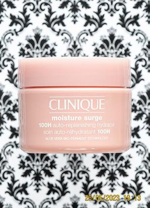 Увлажняющий крем длительного действия clinique moisture surge 100h auto replenishing hydrator 30 мл