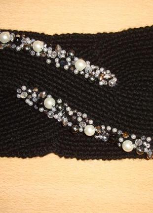 Чалма в'язана пов'язка на голову - princess3 фото