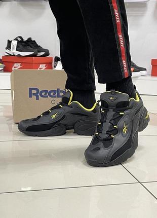 Кросівки reebok dmx (black / yellow)5 фото