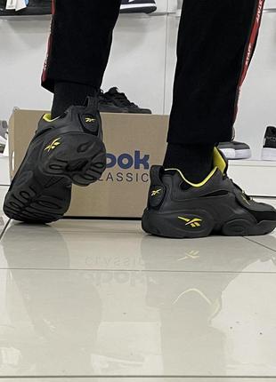 Кросівки reebok dmx (black / yellow)2 фото