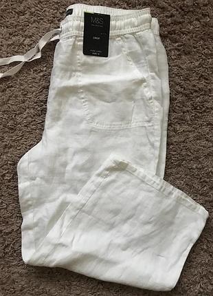 Оригінальні льяні кюлоти m&s