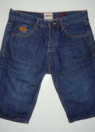 Шорты  джинсовые  superdry slim original (32)