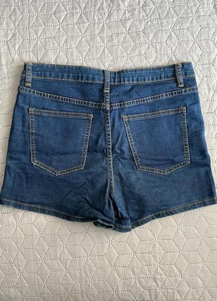 H&m джинсові короткі шорти на шнурівці джинс шортики шорты2 фото
