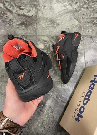 Кросівки reebok dmx (black/orange)1 фото