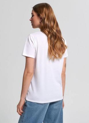 Белая футболка размер л4 фото