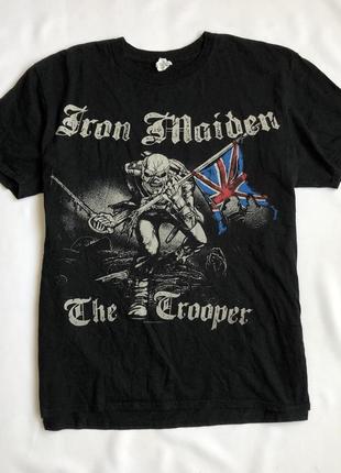 Футболка vintage iron maiden the trooper 2011 t-shirt