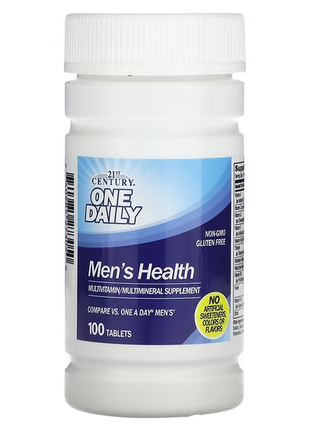 21st century, one daily, для чоловічого здоров'я, 100 таблеток