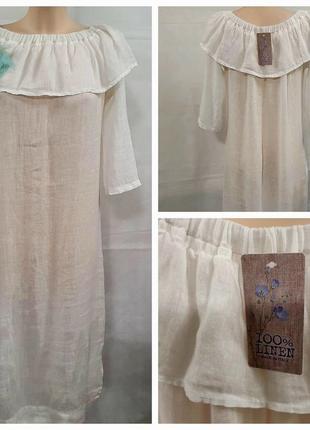 Плаття 100% льон італію