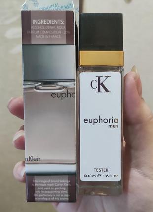 Чоловічі calvin klein euphoria men (кельвін кляйн ейфорія мен) 40 мл