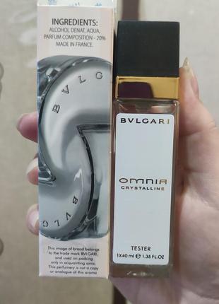 Женские bvlgari omnia crystalline (булгари омния kристалайн) 40 мл