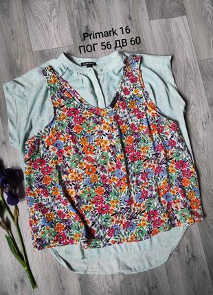 Стильная майка топ футболка в цветы