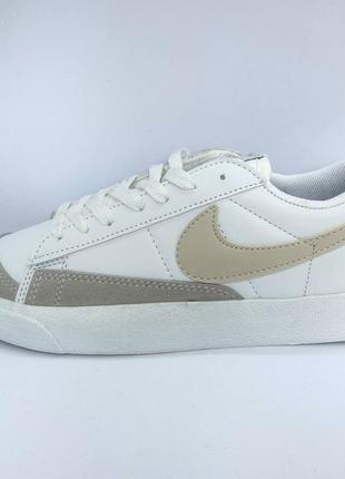 Кроссовки кожа замш nike blazer3 фото