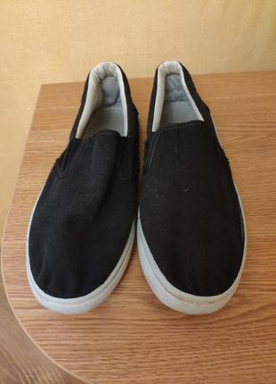 Мокасіни сліпони чоловічі текстильні