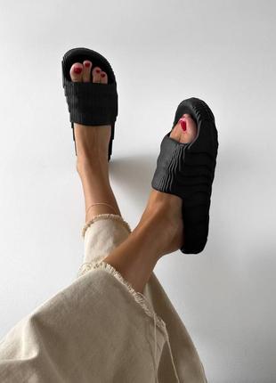 Тапки adidas adilette slide black9 фото