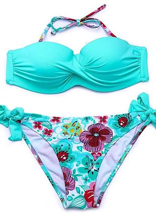 Купальник с пуш-ап пуш ап яркий