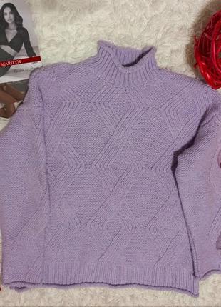 Красивий актуальний светер з ворсом marks&spenser