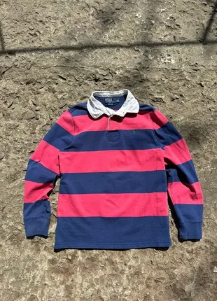 Винтажный свитшот polo ralph lauren в полоску для регби 90-х