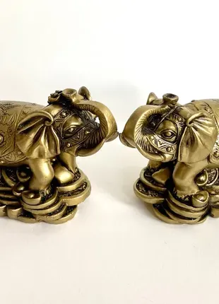 Статуэтка, фэн-шуй слони за 2 штуки