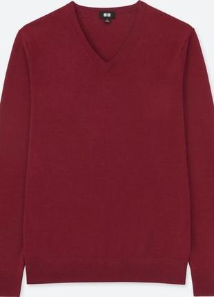 Свитер шерстяной японского бренда uniqlo-унисекс