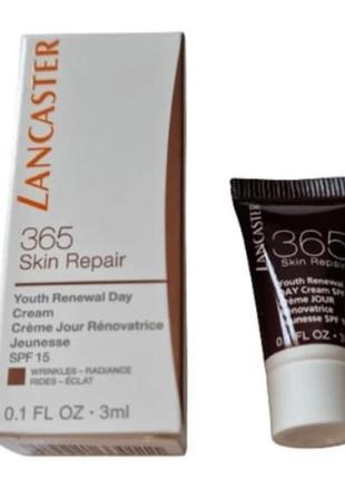 Дневной крем для лица
lancaster 365 skin repair youth renewal day cream spf 15, миниатюра 3 мл