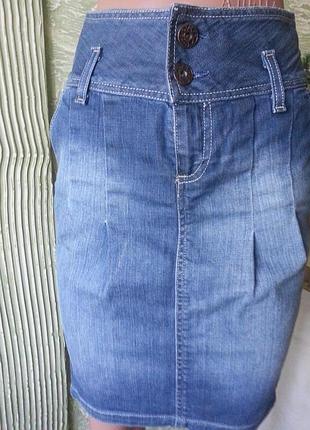 Классная джинсовая юбка.пр-во румыния.