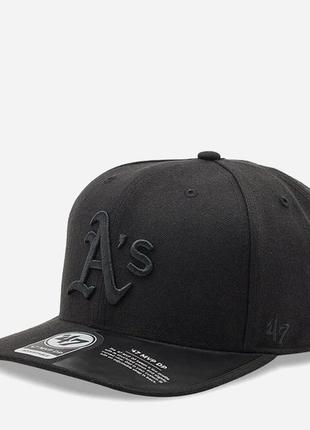 Кепка mvp 47 brand dp oakland athletics графит, черный уни osfa b-clzoe18wbp-cc