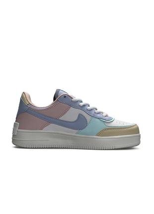 Женские кроссовки nike air force 1 shadow white sky yellow4 фото