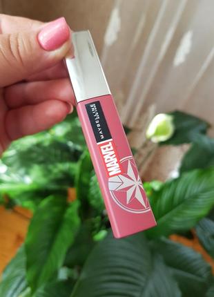 Матовая губная помада maybelline new york super stay matte ink marvel3 фото