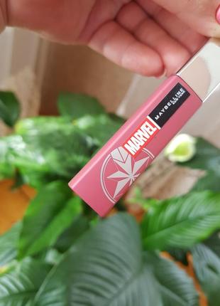 Матовая губная помада maybelline new york super stay matte ink marvel2 фото