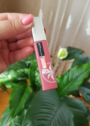 Матовая губная помада maybelline new york super stay matte ink marvel