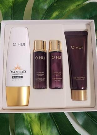 Люксовый набор с санскрином ohui day shield perfect sun black spf 50+/pa++++, 50 мл5 фото