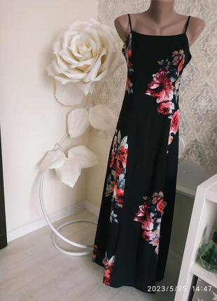 Сукня,сарафан довгий максі з двома розрізами2 фото