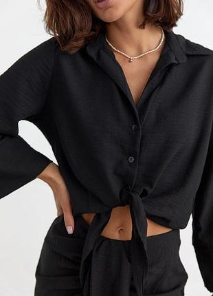 Літній костюм з спідницею4 фото