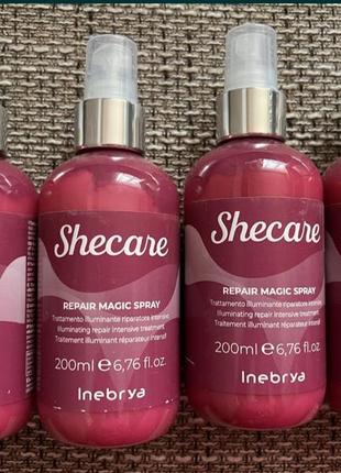 Відновлювальний магічний спрей inebrya she care repair magic spray