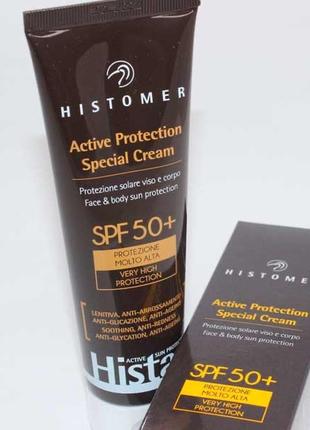 Солнцезащитный крем для лица и тела spf 50 histomer