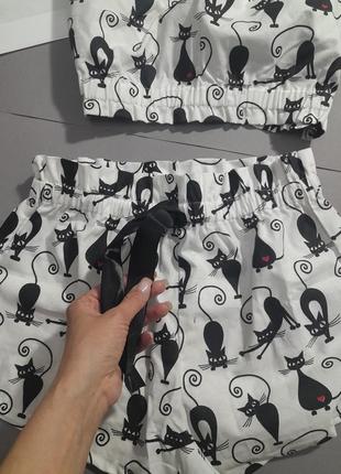 Женская хлопковая хб пижама на подарок подруге2 фото