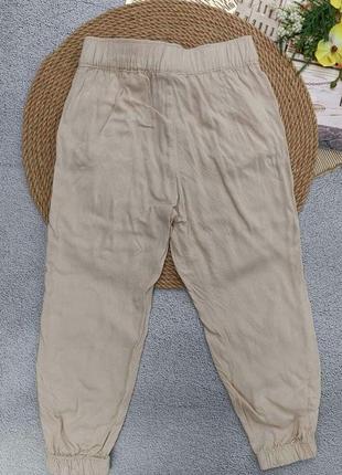 Літні штани брюки джогери на дівчинку2 фото