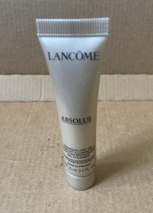 Lancome nurturing brightening oil-in-gel cleanser гель для очищення шкіри обличчя з ефектом відновлення 15ml