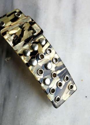 Оригінальна заколка автомат полоски з захлопкою