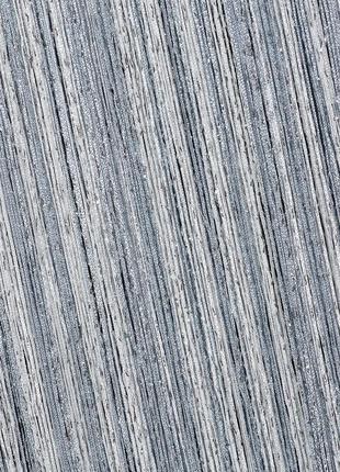 Штори нитки веселка дощ з люрексом 3 на 3 метри білий сірий