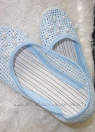 Балетки - лодочки текстильные, сеточка легкие и удобные, на широкую и среднюю ножку,  3 цвета6 фото