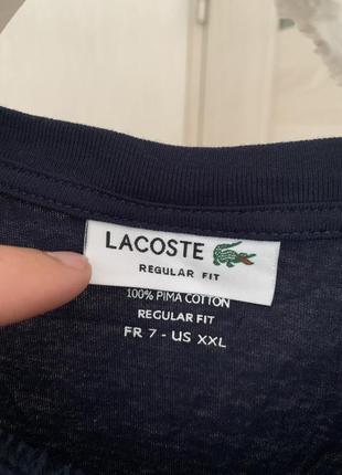 Мужская футболка lacoste новая с бирками2 фото