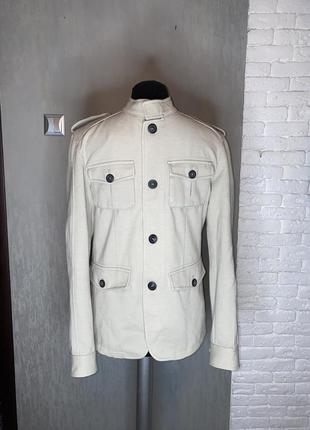 Куртка пиджак жакет с накладными карманами zara man, l