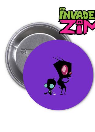 Значок invader zim завойовник зім