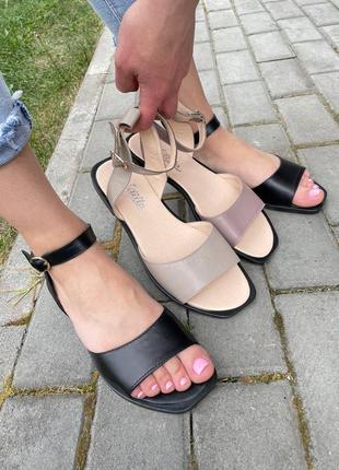 Жіночі сандалі натуральна шкіра4 фото