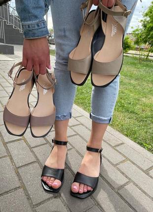Женские сандалии натуральная кожа6 фото