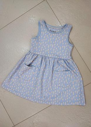 Коттоновое платье nutmeg 3-4 года