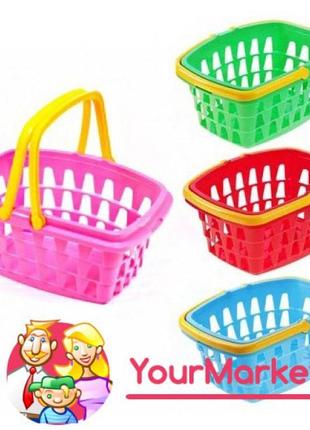 Корзина для покупок (16) 3053 "интелком" длина: 35 см ширина: 26 см высота: 17 см корзина пластиковая "суп