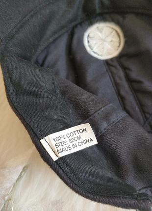 100% коттонова кепка кашкет з світловідрожаючим декором3 фото