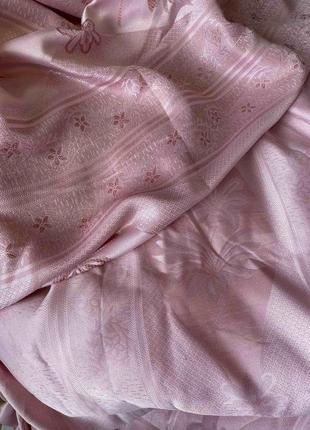 Портьерная ткань розовая с рисунком 2,86*3,46 м. отрез8 фото
